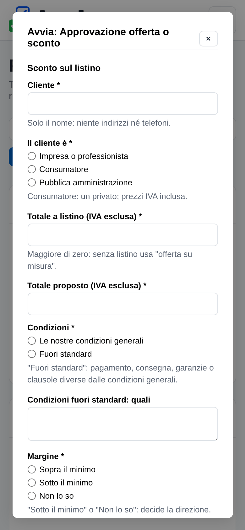 La richiesta di sconto sul telefono